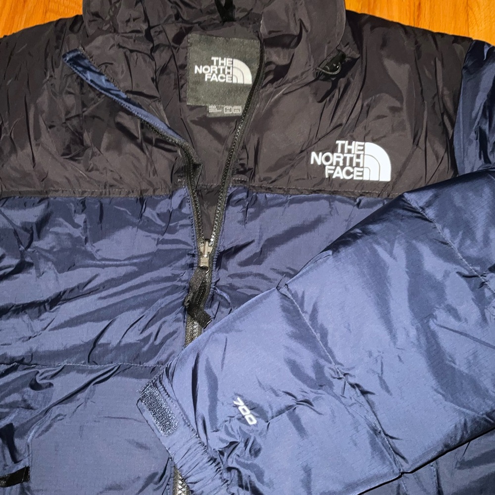 The North Face 1996 Retro 700 Nuptse Jacket 'Summit Navy/TNF Black' Puffer Coat - Picture 8 of 11